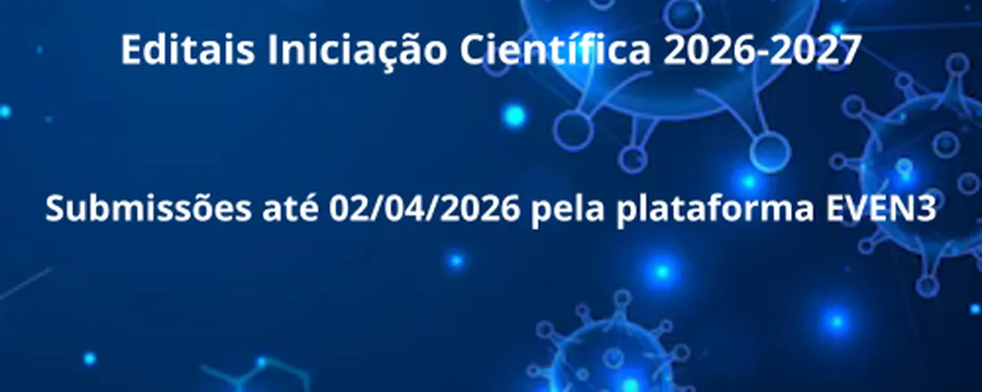 Programa de Iniciação Científica 2026-2027