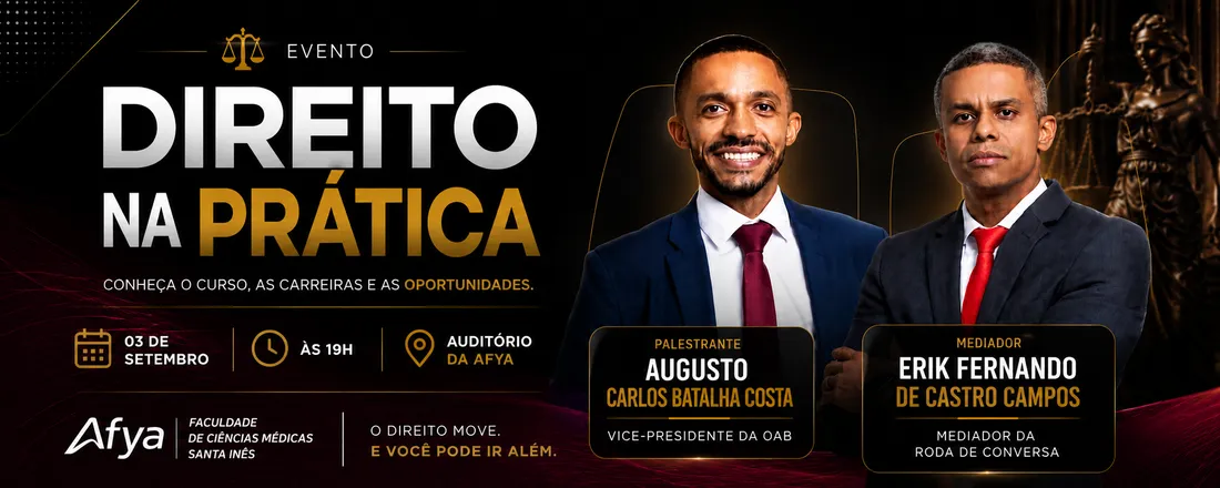 DIREITO NA PRÁTICA Conheça o curso, as carreiras e as oportunidades que o Direito pode abrir para você.