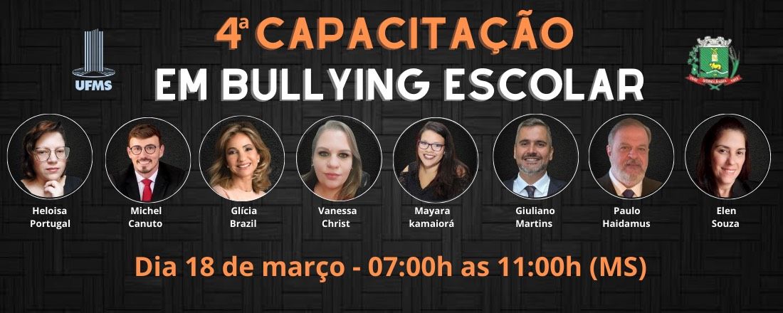 4ª capacitação em bullying escolar