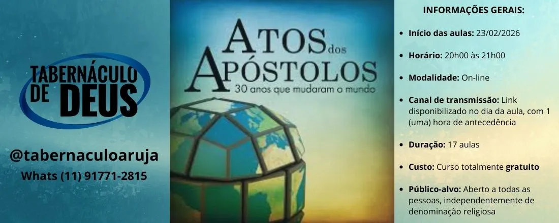 ESTUDO BIBLICO ON-LINE TDA