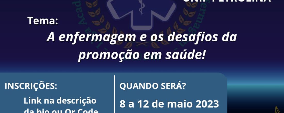 I Semana de Enfermagem da UNIP (Petrolina-PE)