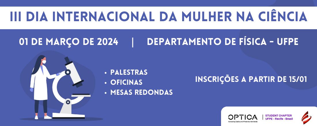 III Dia Internacional da Mulher na Ciência