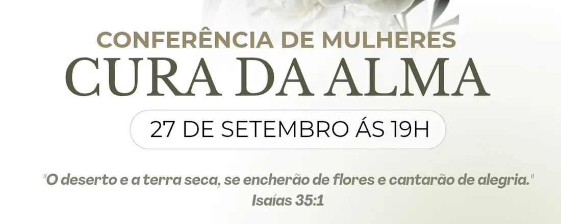 Conferência Cura da alma