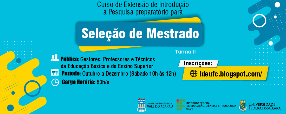 [Aula 10 IPPG]  Aspectos teóricos na trajetória de elaboração de um projeto de pesquisa