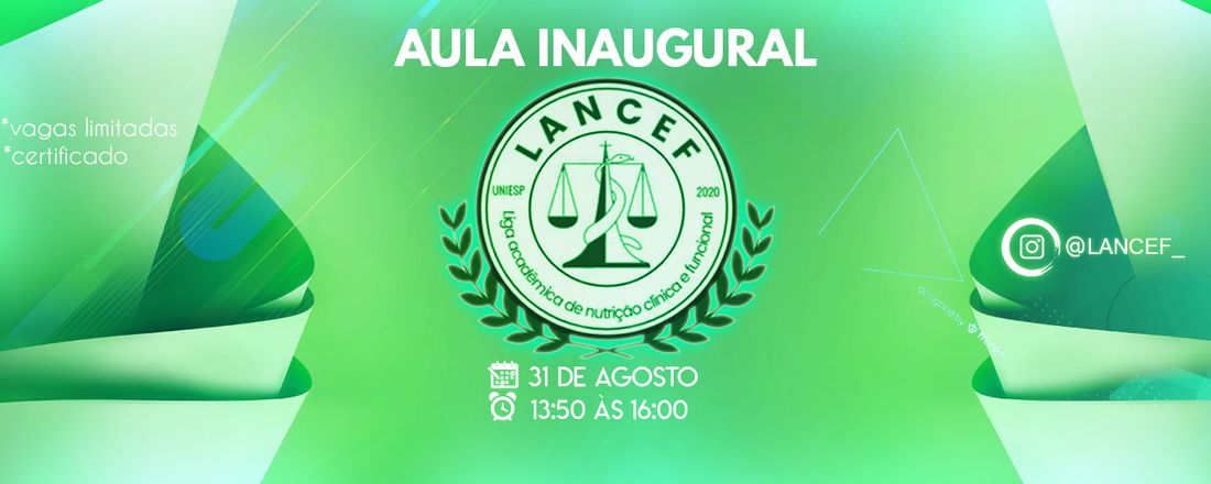 Aula Inaugural LANCEF