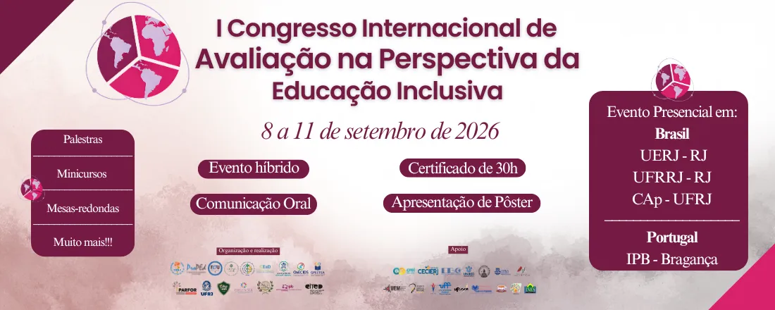 I Congresso Internacional de Avaliação na Perspectiva da Educação Inclusiva
