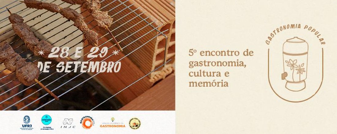 5º Encontro de Gastronomia, Cultura e Memória - Gastronomia Popular