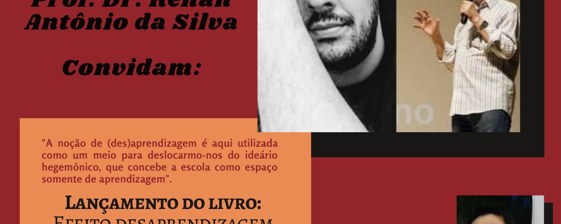 Lançamento do Livro: Efeito desaprendizagem na escola básica