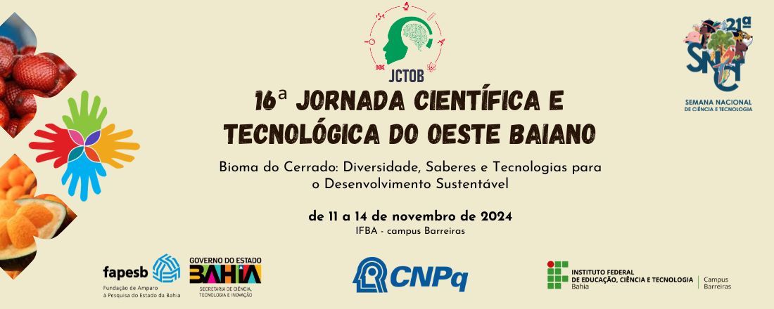 16ª Jornada Científica e Tecnológica do Oeste Baiano