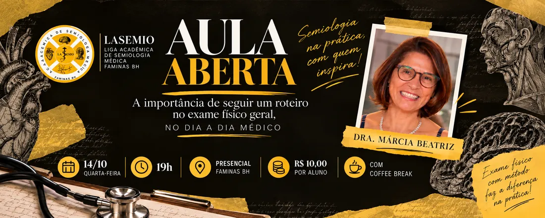 Aula aberta: A importância de seguir um roteiro no exame físico geral