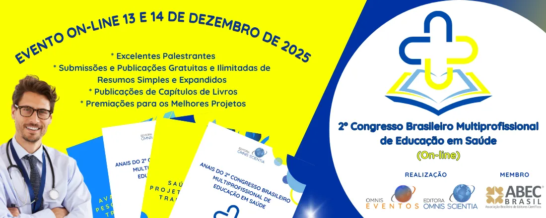 2º Congresso Brasileiro Multiprofissional em Educação em Saúde