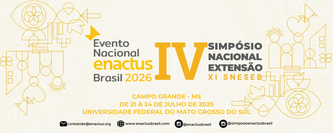 IV Simpósio Nacional de Extensão - XI Simpósio Nacional de Empreendedorismo Social Enactus Brasil