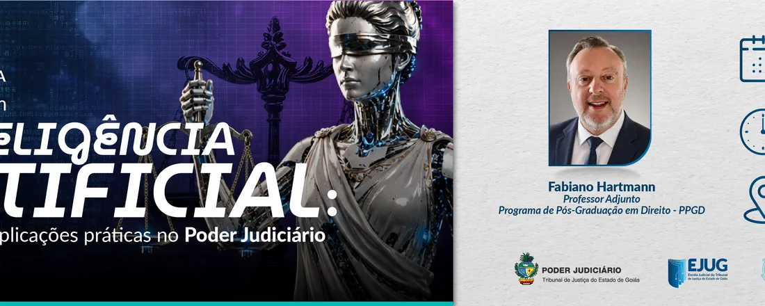 Palestra sobre "Pesquisa em Inteligência Artificial: inovação e aplicações práticas no Poder Judiciário"