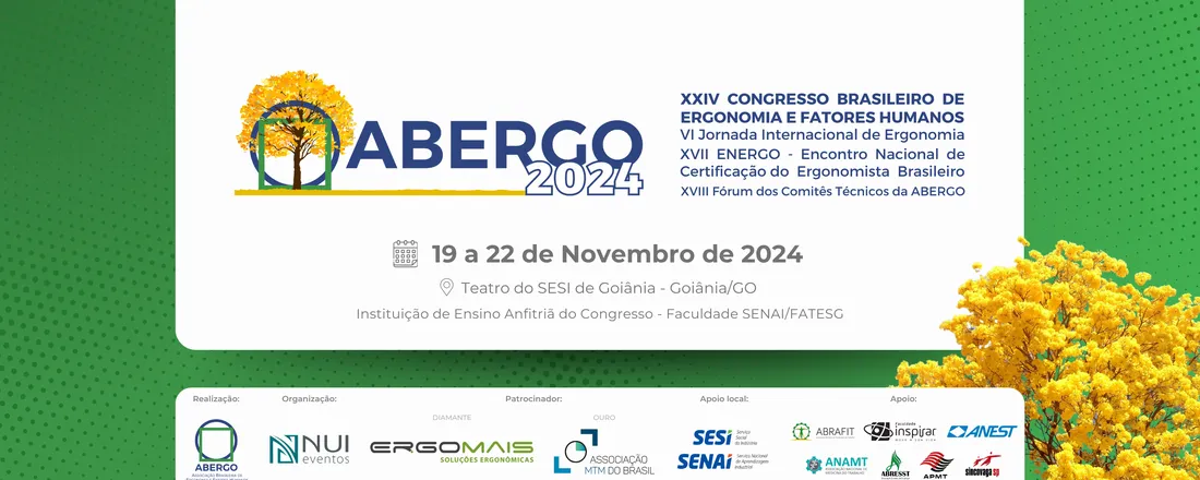 XXIV Congresso Brasileiro de Ergonomia e Fatores Humanos (ABERGO 2024)