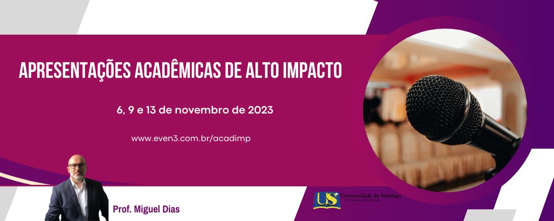 Apresentações acadêmicas de alto impacto