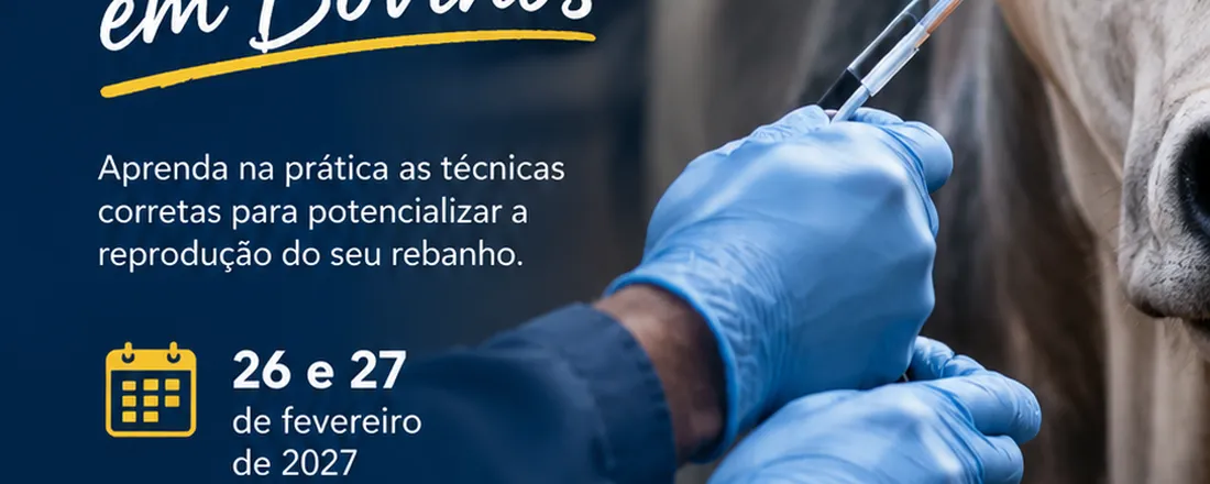 CURSO DE INSEMINAÇÃO ARTIFICIAL EM BOVINOS