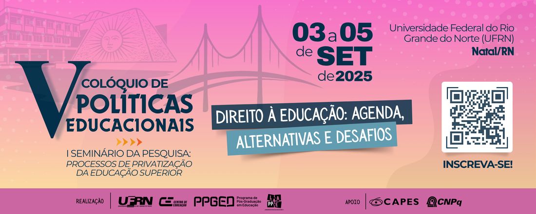 V Colóquio de Políticas Educacionais