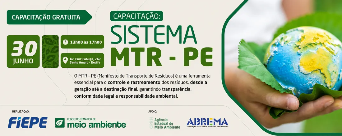 Capacitação: Sistema MTR - PE