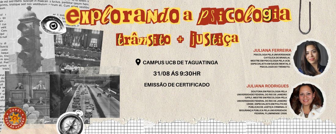 Explorando a Psicologia - Trânsito e Justiça
