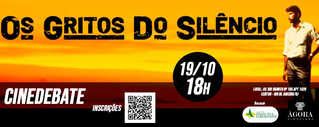 CINEDEBATE: OS GRITOS DO SILÊNCIO