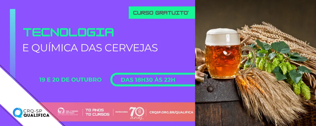Curso Tecnologia e química das cervejas