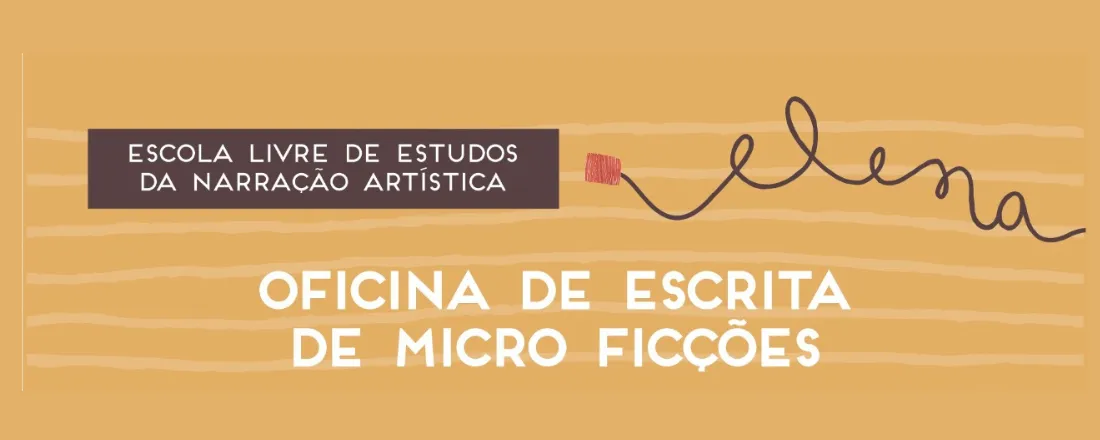 Oficina de escrita de micro ficções: olhar para cidade em poucas palavras