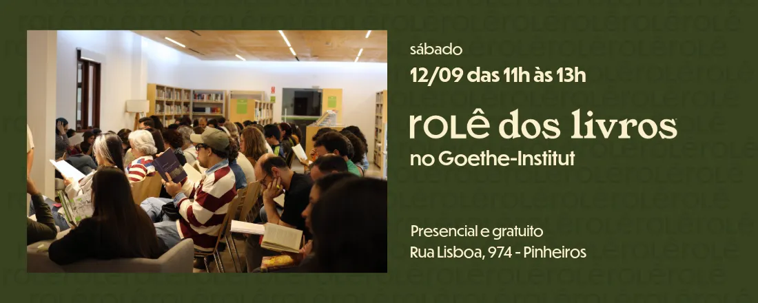 Rolê dos Livros no Goethe-Institut