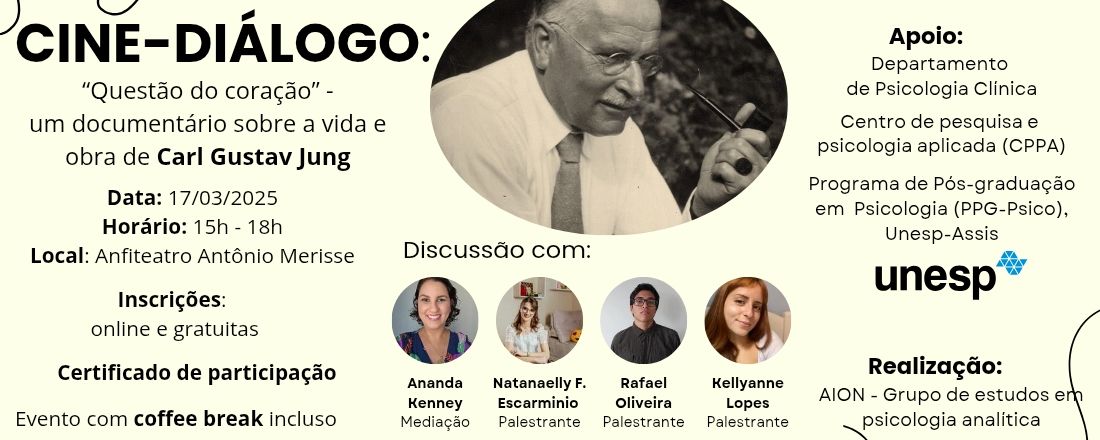 Cine Diálogo: “Questão do coração” - um documentário sobre a vida de Carl Gustav Jung