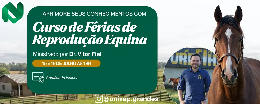 Curso de Férias de Reprodução Equina