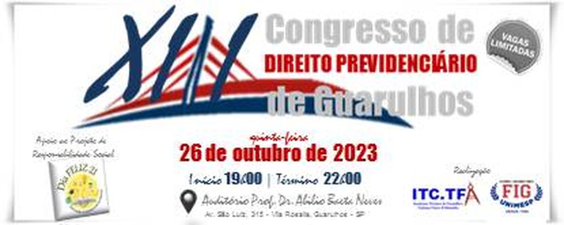 XIII Congresso de Direito Previdenciário de Guarulhos