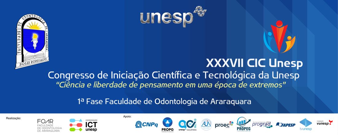 XXXVII Congresso de Iniciação Científica da Unesp - FO/Araraquara