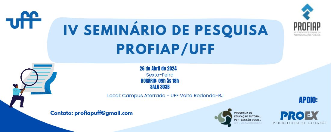 IV Seminário de Pesquisa PROFIAP/UFF