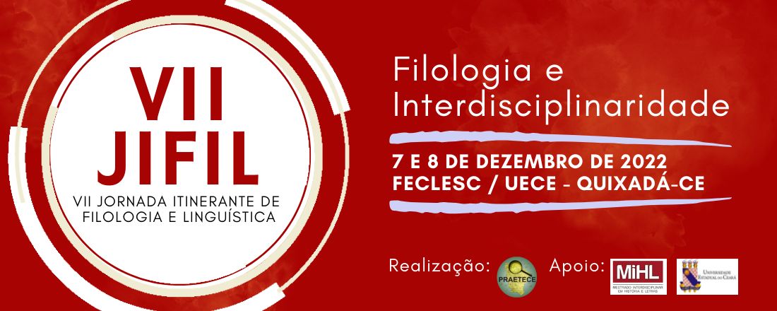 VII JORNADA ITINERANTE DE FILOLOGIA E LINGUÍSTICA