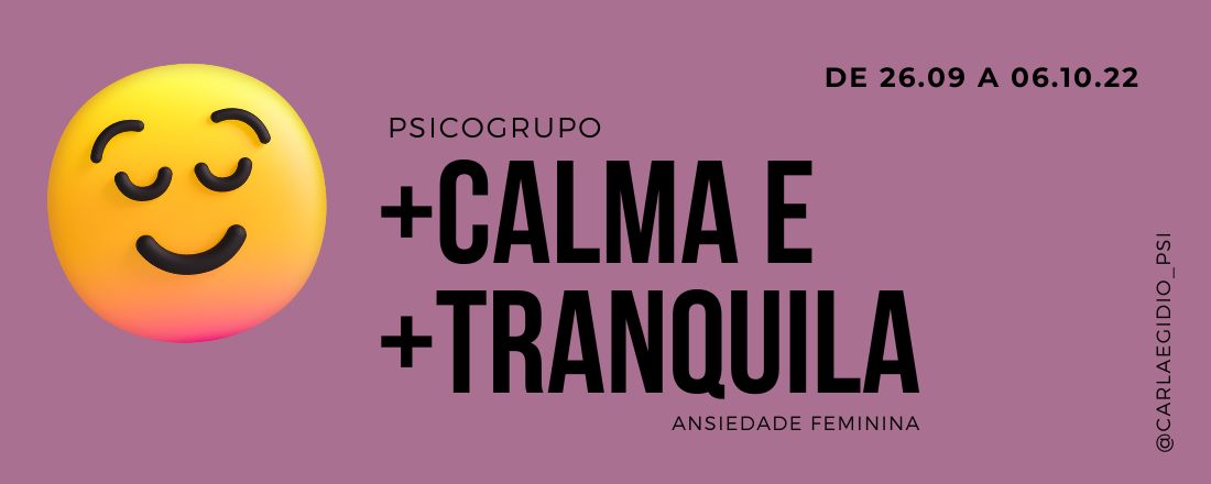 +Calma e +Tranquila