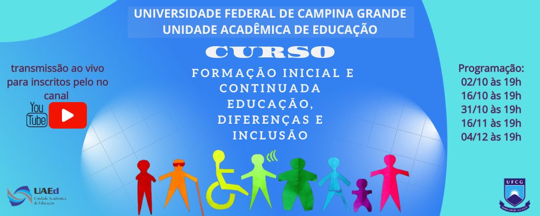 Curso de Formação Inicial e Continuada Educação, Diferenças e Inclusão