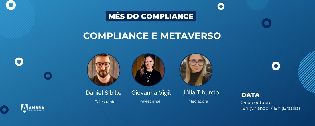 Palestra "Compliance e Metaverso"
