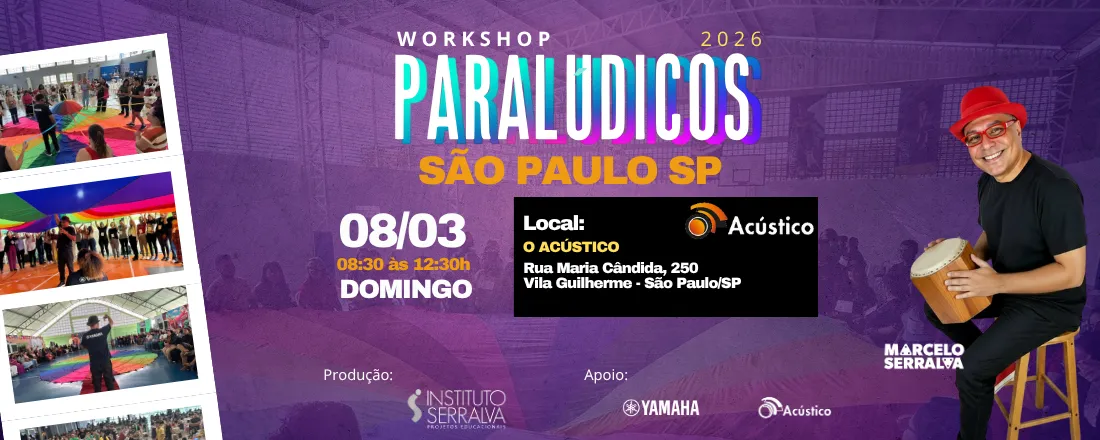 LUDIMÚSICA 2026 - PARALÚDICOS EM SÃO PAULO SP