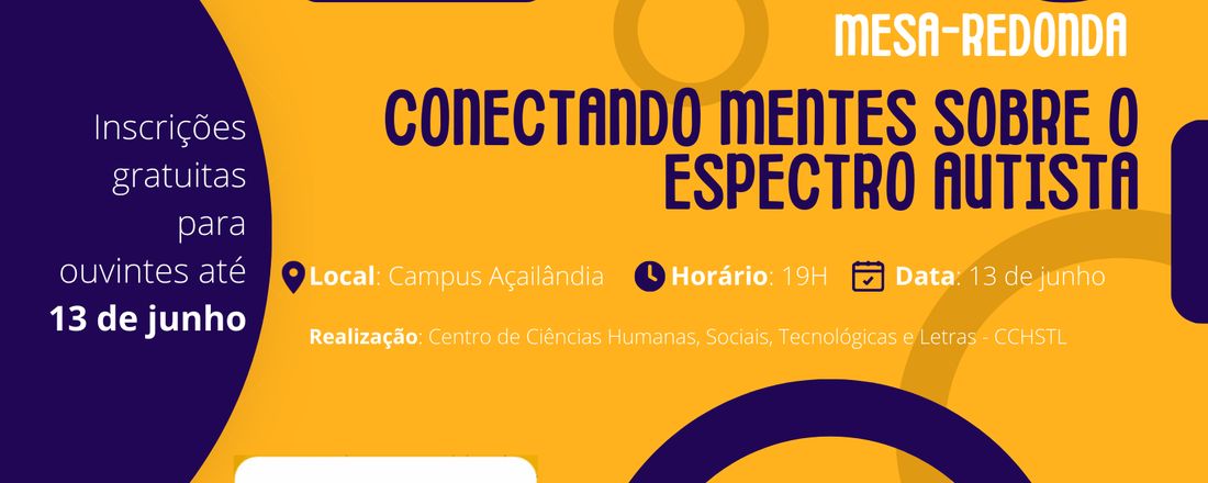 Mesa redonda: Conectando mentes sobre o espectro autista