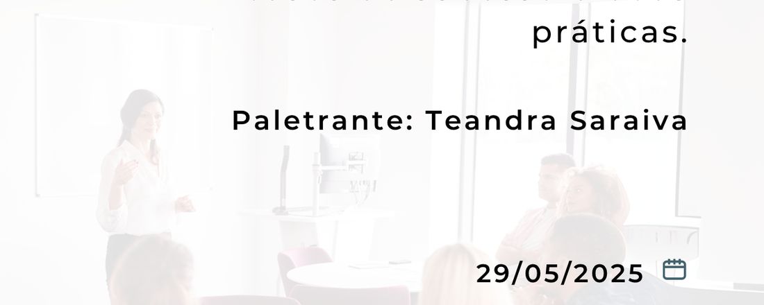 CICLO DE PALESTRAS DE EGRESSOS DO CURSO DE ESTÉTICA 2025. 1