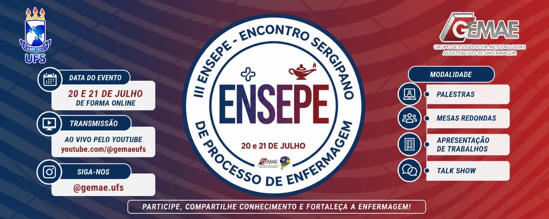 III ENCONTRO SERGIPANO DE PROCESSO DE ENFERMAGEM - III ENSEPE
