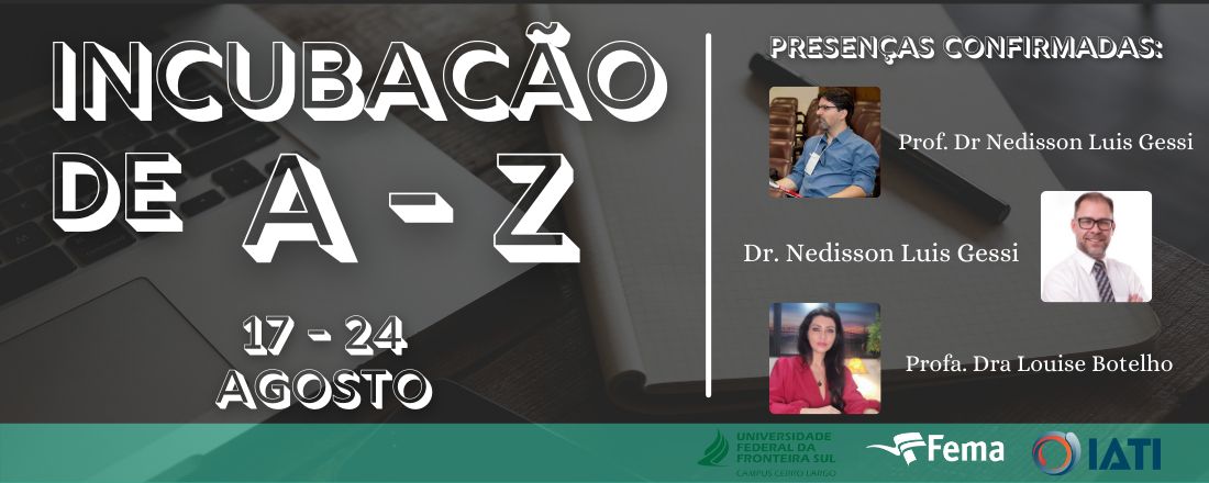Incubação de A - Z