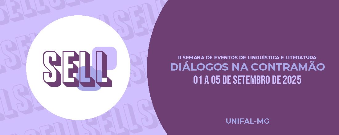 II SELL - SEMANA DE EVENTOS DE LINGUÍSTICA E LITERATURA