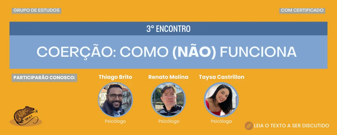 Coerção: como (não) funciona.