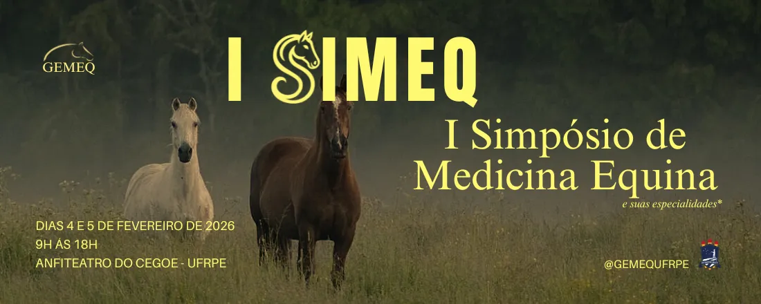 I SIMEQ - I Simpósio de Medicina Equina