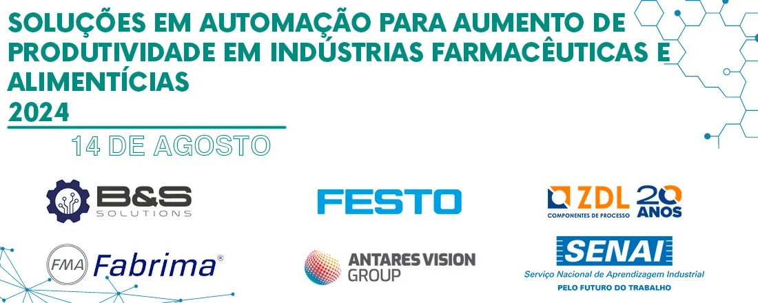 Soluções em automação para aumento de produtividade em Indústrias Farmacêuticas e Alimentícias