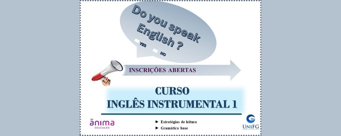 Curso de extensão: Inglês Instumental