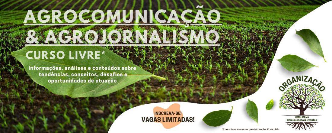 CURSO LIVRE DE AGROJORNALISMO