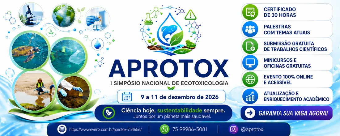 I Simpósio Nacional de Ecotoxicologia Online (I APROTOX)