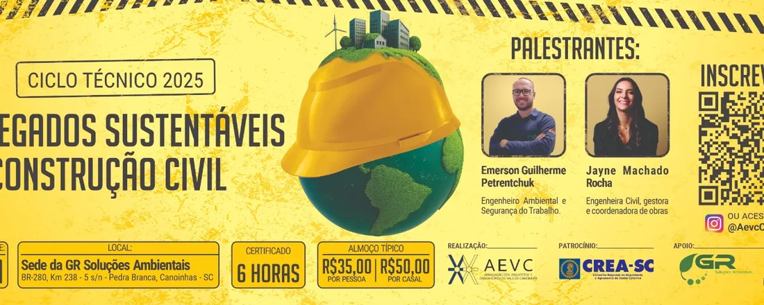 CICLO TÉCNICO AEVC 2025 – AGREGADOS SUSTENTÁVEIS NA CONSTRUÇÃO CIVIL