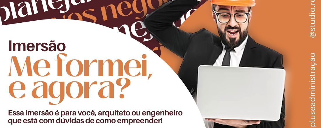 Me Formei, e agora?